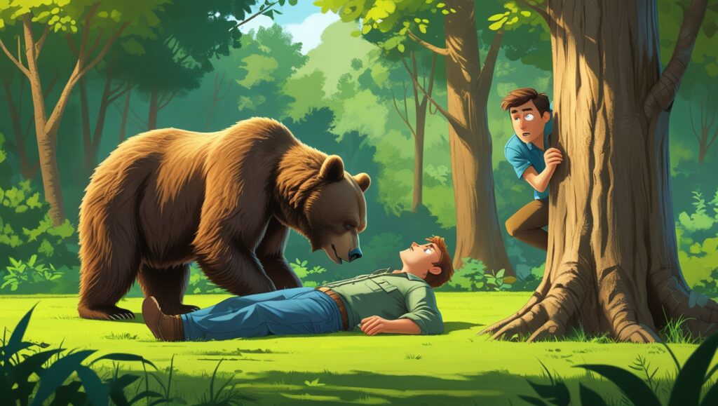 T​h​e Bear a​n​d t​h​e Two Friends