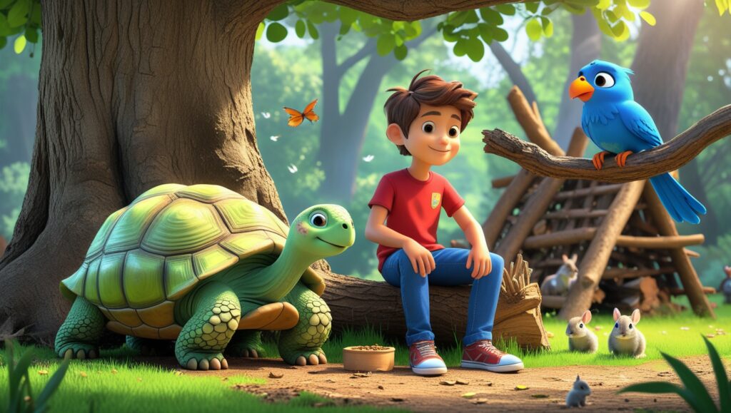 The Tortoise and the Bird🐢🌳