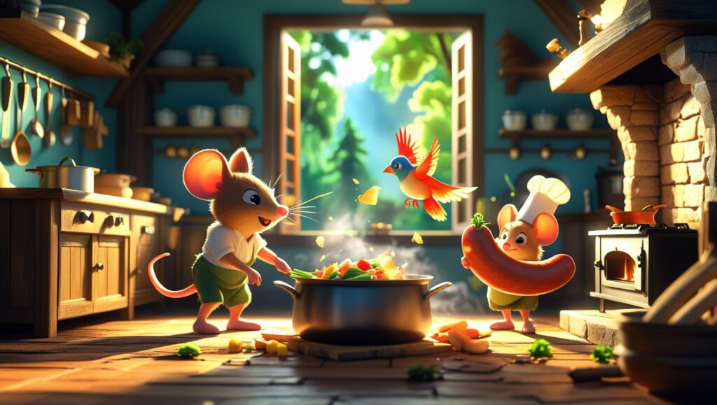 The Mouse, The Bird, and The Sausage