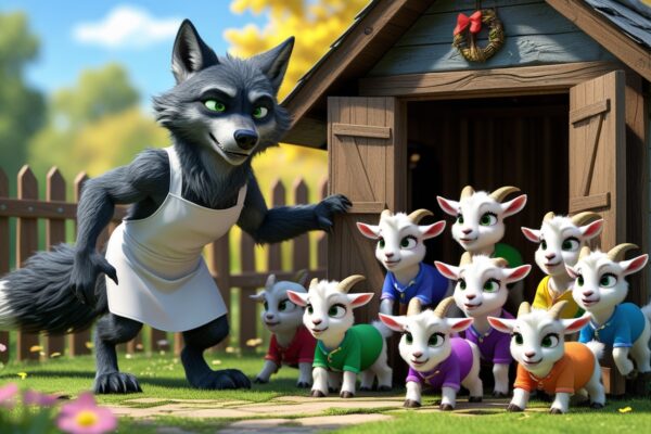 The Wolf and the Seven Goats