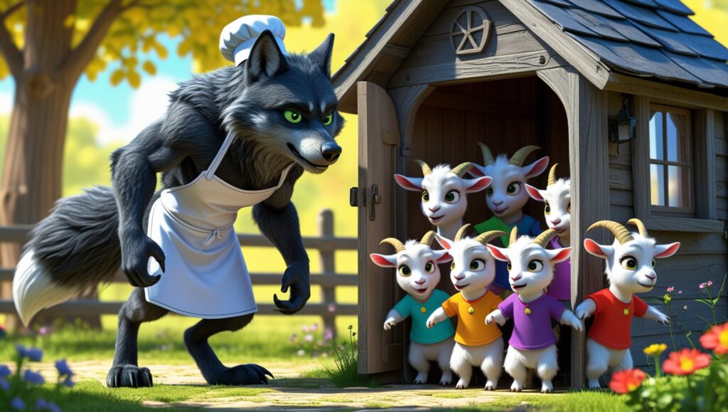 The Wolf and the Seven Goats