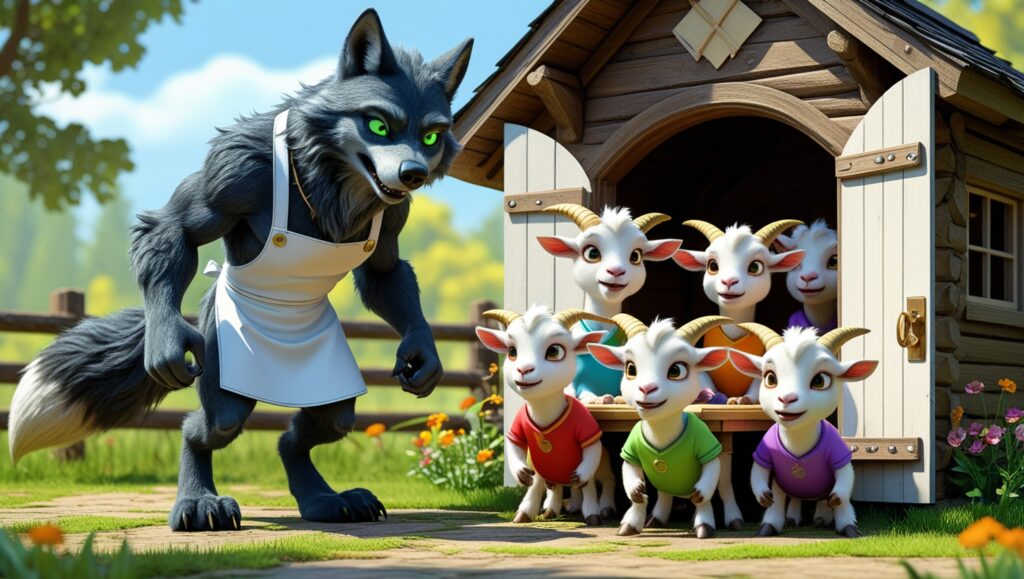 The Wolf and the Seven Goats