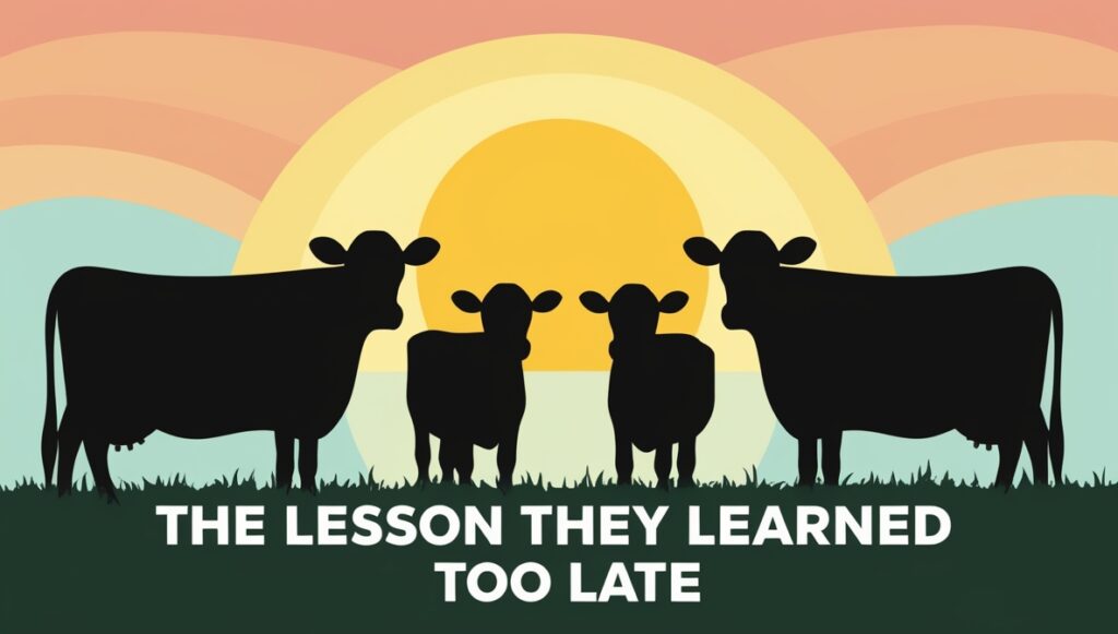 The Lion and The Cows