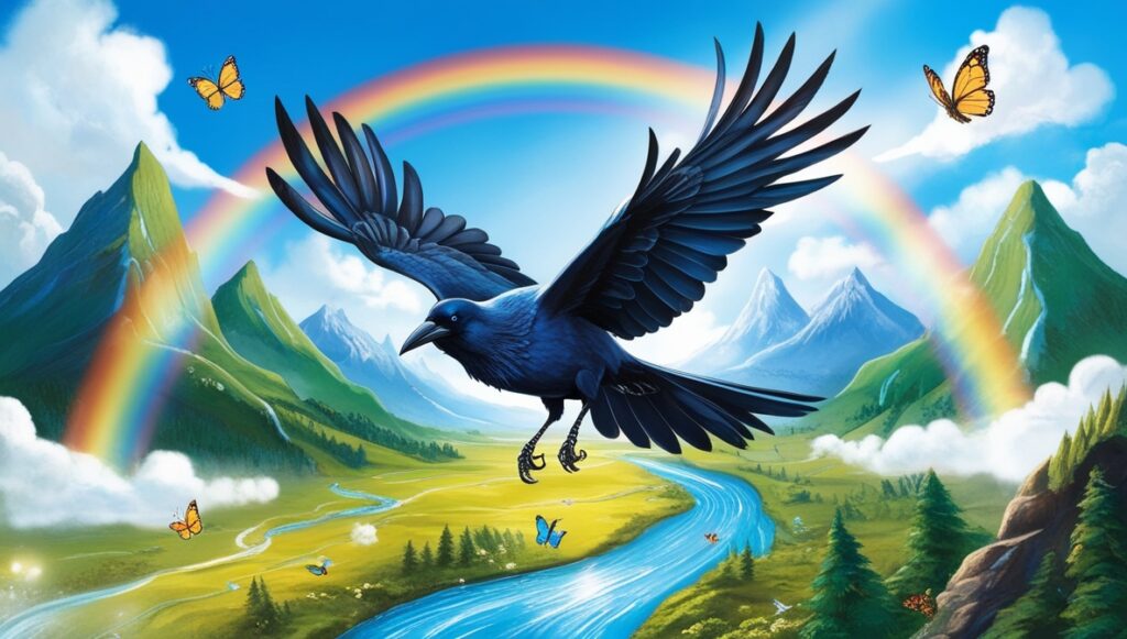 How the Crow Got Its Black Color