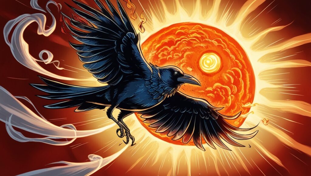 How the Crow Got Its Black Color